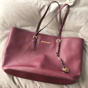 Michael Kors purse with laptop sleeve